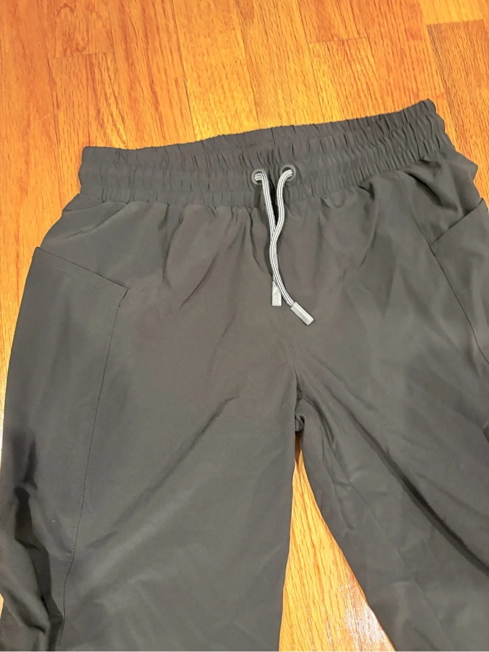 Athleta Black Girls Drawstring Joggers Large